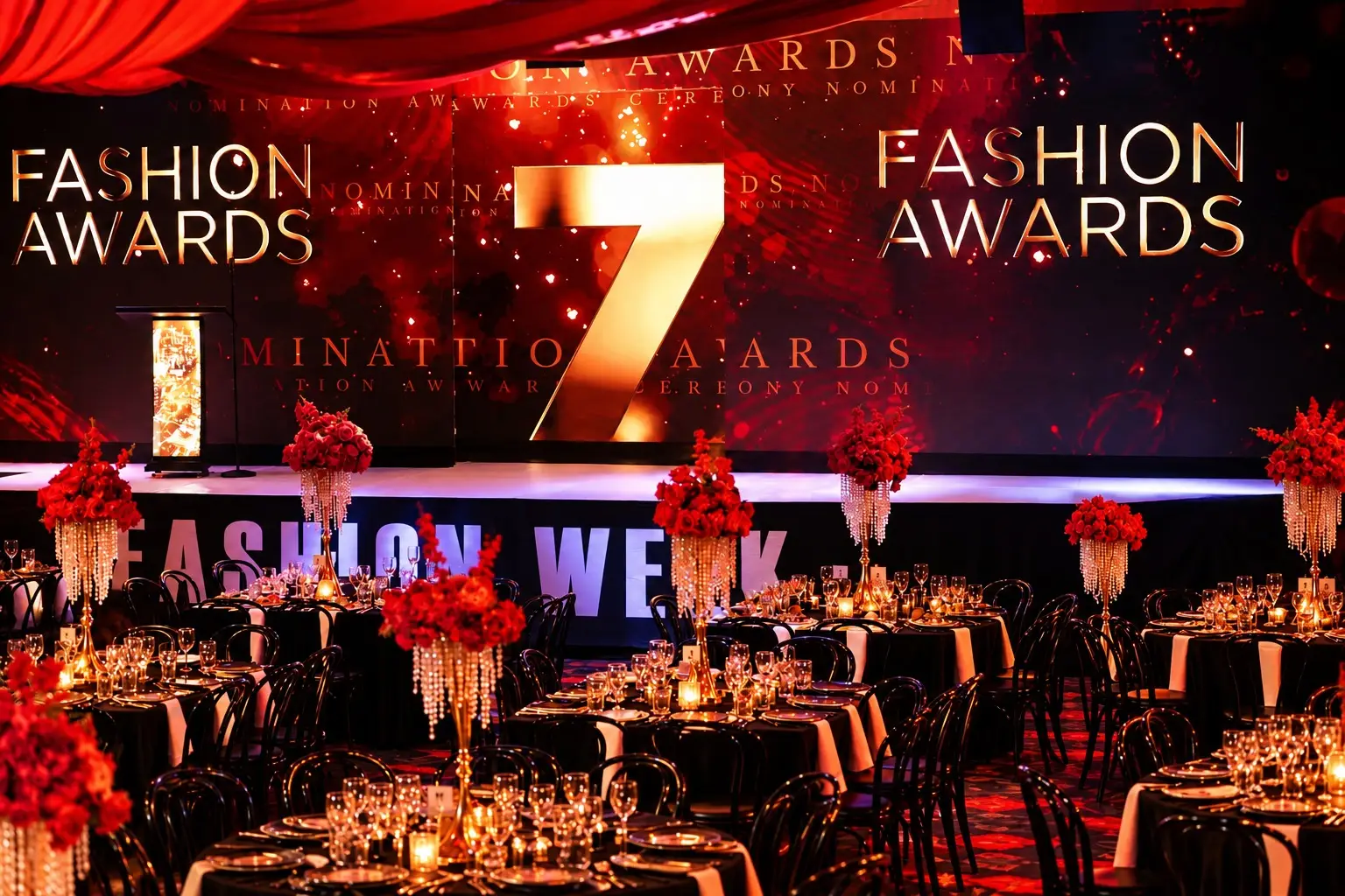 Runway 7 Fashion Awards VIP Table for 8